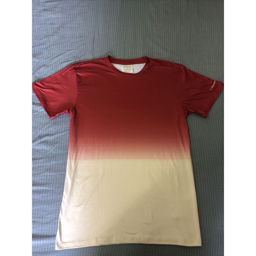 Maker's Mark Gradient T Shirt Size Small Red Yellow